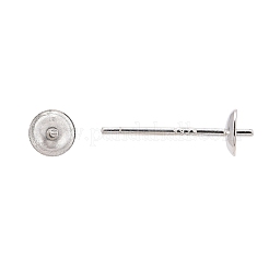 Accessoires de clous d'oreilles en 925 argent sterling&nbsp;STER-T002-181S