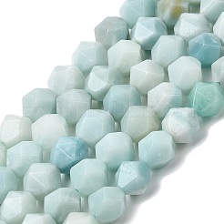 Fili di perline di amazzonite di fiori naturali&nbsp;G-Z119-A09-03