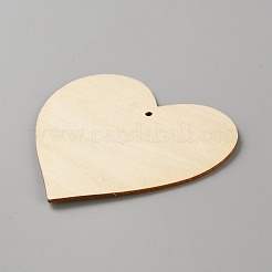 Decorazioni pendenti in legno&nbsp;WOOD-WH0050-021