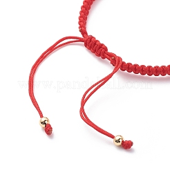 Cordon de fil de nylon réglable ensemble de bracelets de perles tressées doubles&nbsp;BJEW-JB08741