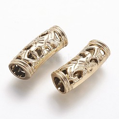 Stile tibetano perline tubo in lega&nbsp;LS-PALLOY-F133-17KCG