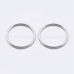 925 anelli di congiunzione chiusi saldati in argento sterling&nbsp;STER-F036-03P-0.9x5