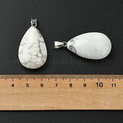 Natürliche Howlith Anhänger&nbsp;GG-K002-09X