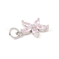 Ottone micro spianare pendenti zirconi&nbsp;ZIRC-P098-03P