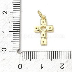 Pendentifs en laiton zircon cubique transparent&nbsp;KK-P350-02A-G