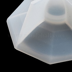 Facettierte sechseckige DIY-Silikon-Kerzenbecherformen&nbsp;DIY-P078-05
