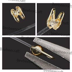 Punte di perline in ottone 150 pz&nbsp;KK-BBC0027-85B