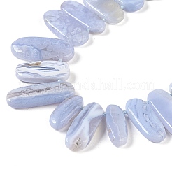 Naturali pizzo blu agata perline fili&nbsp;G-H006-B01-02