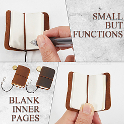 4 carnet en cuir 2 couleurs&nbsp;AJEW-CP0006-68A