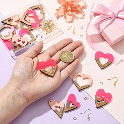 Kits de pendientes con temática de San Valentín para hacer tú mismo&nbsp;DIY-YW0012-79