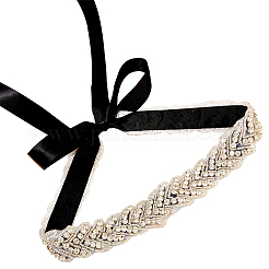 Ceinture à chaîne en alliage de strass&nbsp;AJEW-WH20072-39A