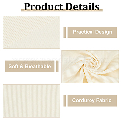 Gestrickter Rippenstoff aus Cord&nbsp;DIY-WH0002-68A