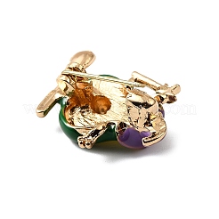 Broche en émail en alliage doré&nbsp;LS-JEWB-K018-32A-G