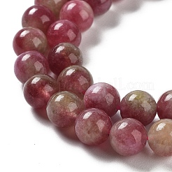 Natürliche Jade-Imitation Wassermelonen-Turmalin-Perlenstränge&nbsp;X-G-NH0006-A01-02-1