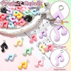 40pcs pendentifs en résine opaque&nbsp;RESI-CJ0005-30