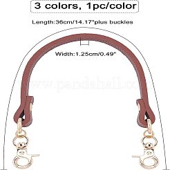 Poignée de sac en cuir PU 2 couleur&nbsp;FIND-CA0001-65