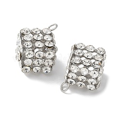 Messing Strass Anhänger&nbsp;KK-U057-01P-02
