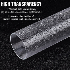 Tubo acrílico transparente redondo&nbsp;AJEW-CY0002-54A