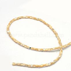 Natürliche Trochidschale / Trochusschalenperlenstränge&nbsp;SSHEL-R037-23