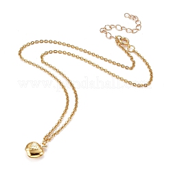 Colliers à pendentif pomme&nbsp;NJEW-JN03078-02