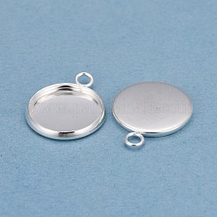 Cabochon pendenti in acciaio inossidabile 304&nbsp;STAS-F191-14S-D