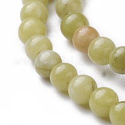 Natürliche chinesische Jade/südliche Jade Perlen Stränge&nbsp;G-G735-38-4mm