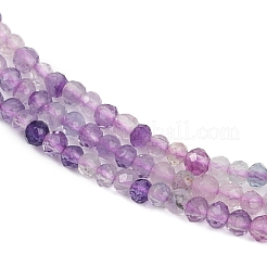 Natürlichen Fluorit Perlen Stränge&nbsp;G-F789-01-2mm