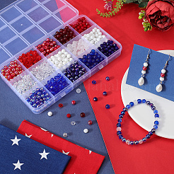 DIY-Schmuck-Sets zum Thema Unabhängigkeitstag&nbsp;DIY-SP0002-76