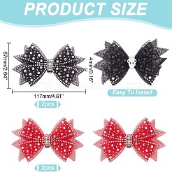 Clips de boucle de chaussure en polyester&nbsp;HJEW-HY00079