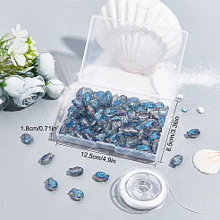 DIY-Sets zur Herstellung von Stretch-Armbändern mit Fischmotiven&nbsp;DIY-SC0020-13C