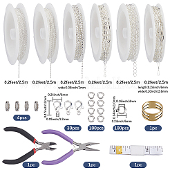 DIY-Kits zur Herstellung von Messingketten&nbsp;DIY-SP0003-31S