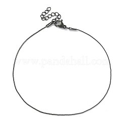 Ionenplattierung (IP) 304 Edelstahl Serpentinenkette Fußkettchen&nbsp;AJEW-D059-01