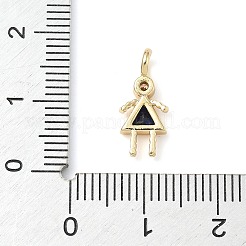 Colgante micropavé cubic zirconia de latón&nbsp;ZIRC-I356-17G-B03