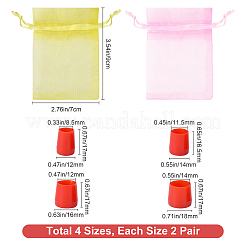8 Paar PVC-Absatzstopper-Schutz&nbsp;FIND-GF0002-08E