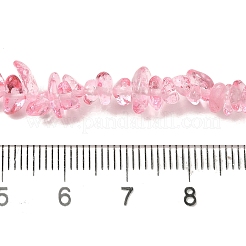 Abalorios de vidrio transparente hebras&nbsp;GLAA-P060-01C-17