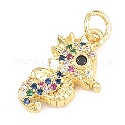 Colgante micropavé cubic zirconia de latón&nbsp;KK-H273-25G