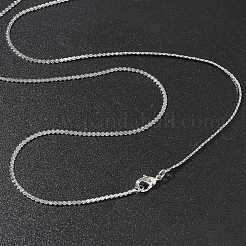 1.5 mm dicke Serpentinenketten aus Messing mit Gestellbeschichtung für Damen und Herren&nbsp;MAK-L044-12P