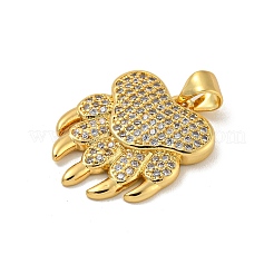 Ottone micro spianare pendenti zirconi&nbsp;KK-N254-126G