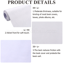 2 m de couvertures de livres en velours&nbsp;DIY-WH0491-88A-04