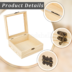 Aufbewahrungsboxen aus Holz&nbsp;WOCR-CL0001-01B