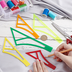 Acryl-Quiltvorlage für Haustierbandana&nbsp;DIY-WH0033-63D
