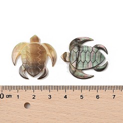 Natürliche schwarze Lippe Shell Anhänger&nbsp;SHEL-R100-09A