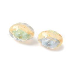Perline acriliche trasparenti bicolore&nbsp;OACR-D304-01C