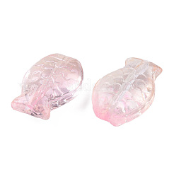 Perle di vetro verniciate a spruzzo trasparente&nbsp;GLAA-N035-024-G02