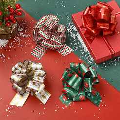 12 unidad de lazos de plástico navideños de 12 colores&nbsp;PL-FZCD2FD-01