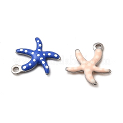 304 Edelstahl-Emaille-Anhänger&nbsp;STAS-Q363-14I-P