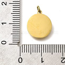 Ciondoli in acciaio inossidabile smaltato 304&nbsp;STAS-R153-09G-01