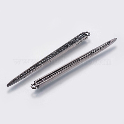 Messing Mikro ebnen Zirkonia große Anhänger&nbsp;LS-ZIRC-G132-51B