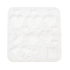 Herz DIY Silikon Ornamente Anhänger Formen&nbsp;SIMO-R012-02
