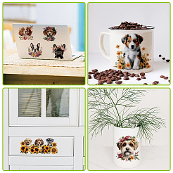10 Stück 10 Arten PVC-DIY-Wärmeübertragungspapier&nbsp;DIY-WH0517-1076